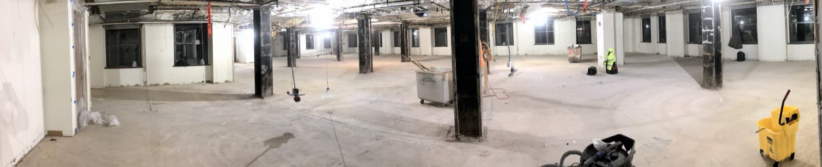 D. Clancy & Sons crew performing interior demolition